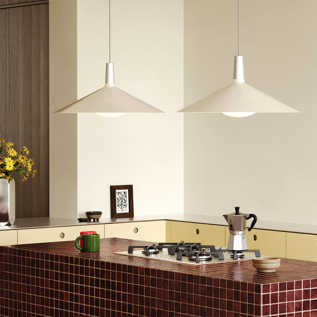 Bower Pendant Light Large in Oyster White Home Decor > Lighting > Ceiling Lights > Pendant Lights TriadCommerceInc