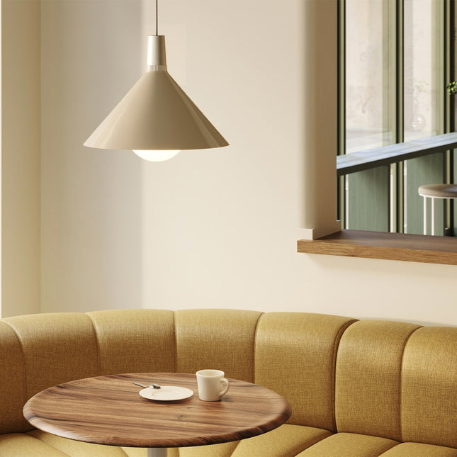 Bower Pendant Light Medium in Oyster White + Sphere IV Home Decor > Lighting > Ceiling Lights > Pendant Lights TriadCommerceInc