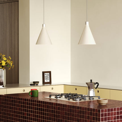 Bower Pendant Light Small in Oyster White + Sphere III Home Decor > Lighting > Ceiling Lights > Pendant Lights TriadCommerceInc