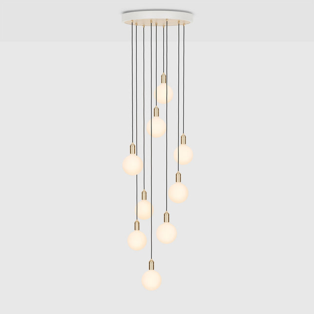 Nine Pendant in Brass + Sphere IV Home Decor > Lighting > Ceiling Lights > Pendant Lights > Cluster Pendants TriadCommerceInc Brass