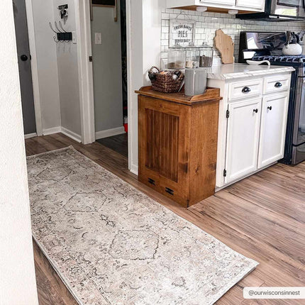 Standon Vintage Flat Pile Washable Rug Rugs TriadCommerceInc