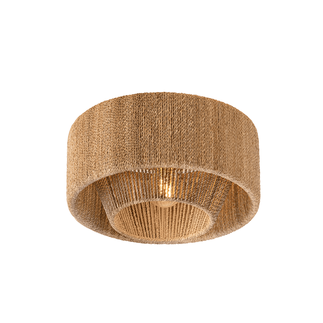 Cam Rattan Flush Mount Light Home Decor > Lighting > Ceiling Lights > Flush Mount Ceiling Lights TriadCommerceInc