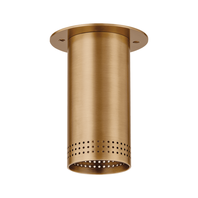 Berger Flush Mount Ceiling Light in Patina Brass Home Decor > Lighting > Ceiling Lights > Flush Mount Ceiling Lights TriadCommerceInc