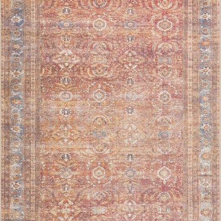 Anshu Peach Washable Area Rug - Clearance Rugs TriadCommerceInc