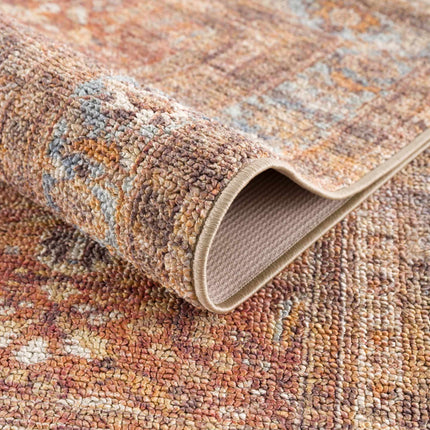 Anshu Peach Washable Area Rug - Clearance Rugs TriadCommerceInc