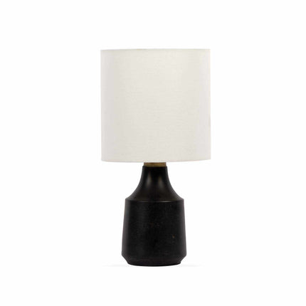 Canayan Black and Natural Resin Table Lamp Table Lamps TriadCommerceInc
