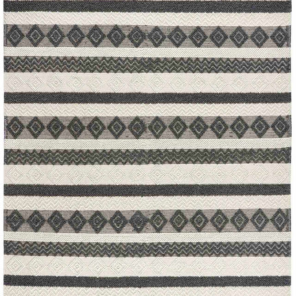 Whittington Black&White Wool Rug - Clearance Rugs TriadCommerceInc