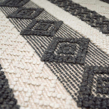 Whittington Black&White Wool Rug - Clearance Rugs TriadCommerceInc 2' x 3' Rectangle