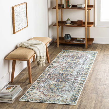 Blue Catigpian Distressed Washable Area Rug - Clearance Rugs TriadCommerceInc