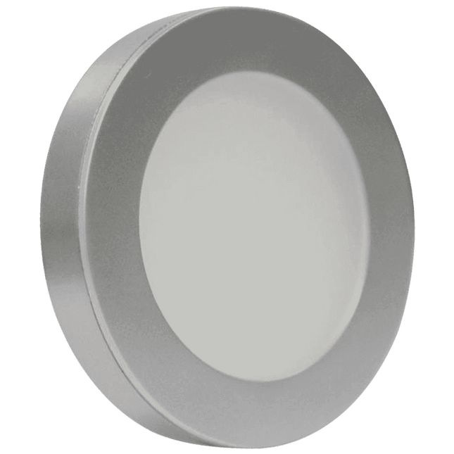 CB07 LED Recessed Cabinet Light Cabinet Light TriadCommerceInc Silver 3000K Warm White