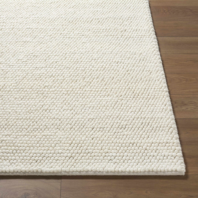 Clayne Beige Premium Wool Area Rug Rugs TriadCommerceInc