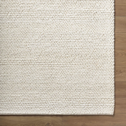 Clayne Beige Premium Wool Area Rug Rugs TriadCommerceInc