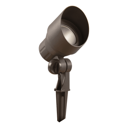 Black Integrated LED Outdoor Directional Spotlight Spot Light TriadCommerceInc