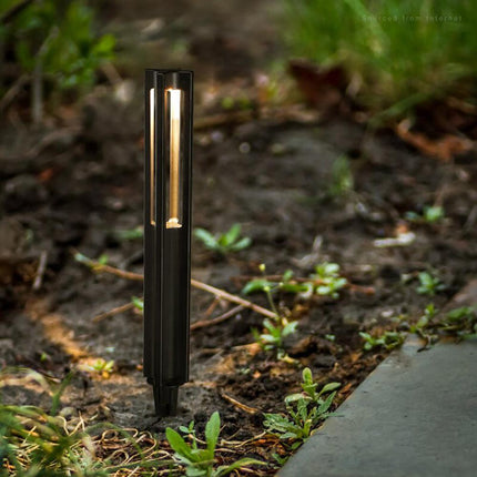 Low Voltage LED Outdoor Bollard Path Light Black Path Light TriadCommerceInc