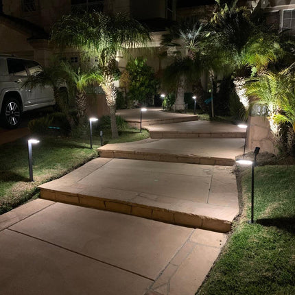 Stainless Steel LED Outdoor Pathway Bollard Light Path Light TriadCommerceInc