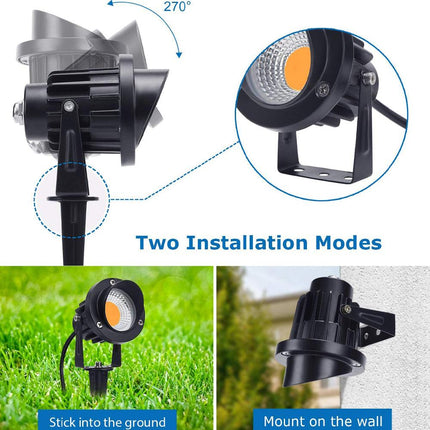 7W LED Outdoor Landscape Spotlight Warm White Spot Light TriadCommerceInc
