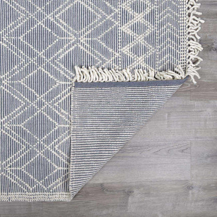 Ramsbury Denim Blue Wool Rug Rugs TriadCommerceInc