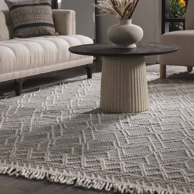 Ramsbury Denim Blue Wool Rug Rugs TriadCommerceInc