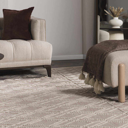 Ramsbury Soft Pink Wool Rug Rugs TriadCommerceInc