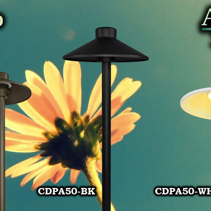 3W LED Low Voltage Black Outdoor Path Light Path Light TriadCommerceInc