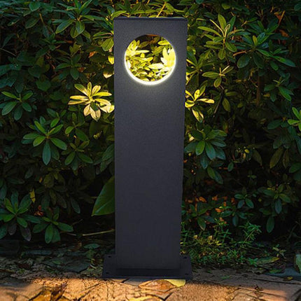 Modern LED Bollard Path Light Black Outdoor Path Light TriadCommerceInc