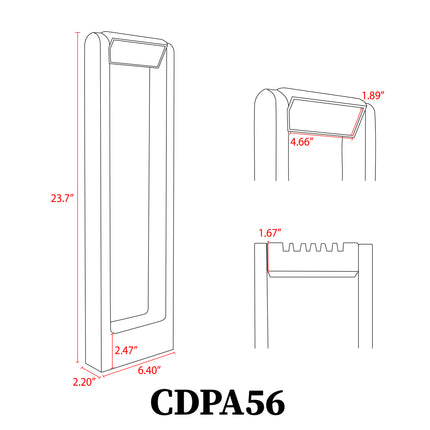 Cast Aluminum LED Path Light Warm White Path Light TriadCommerceInc