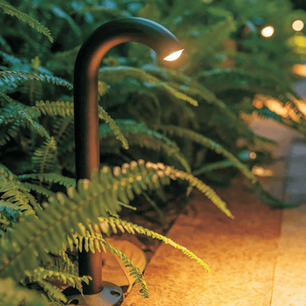 LED Bollard Outdoor Path Light Black Landscape Lighting Path Light TriadCommerceInc