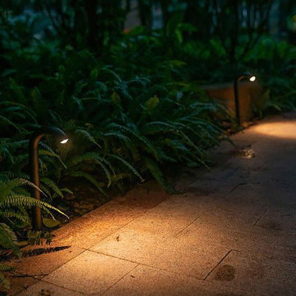 LED Bollard Outdoor Path Light Black Landscape Lighting Path Light TriadCommerceInc