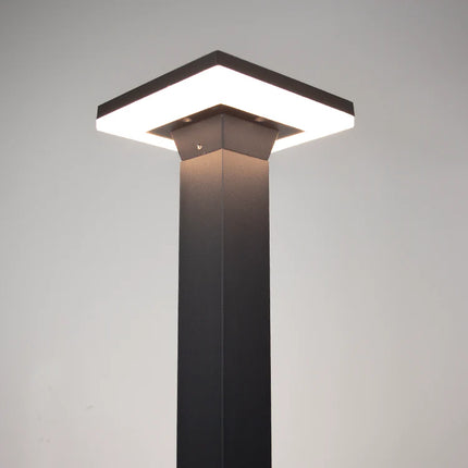 12W LED Square Top Bollard Outdoor Path Light Path Light TriadCommerceInc