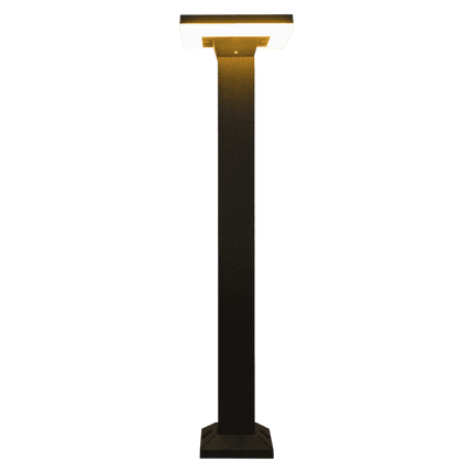 12W LED Square Top Bollard Outdoor Path Light Path Light TriadCommerceInc