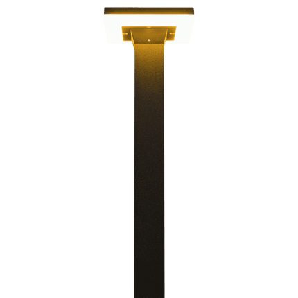 12W LED Square Top Bollard Outdoor Path Light Path Light TriadCommerceInc