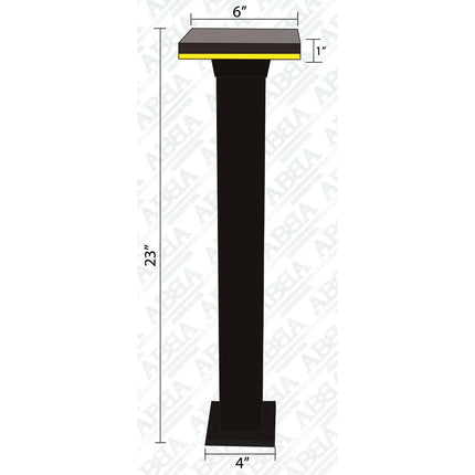 12W LED Square Top Bollard Outdoor Path Light Path Light TriadCommerceInc