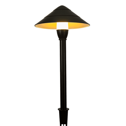 LED Low Voltage Outdoor Path Light Black Finish Path Light TriadCommerceInc