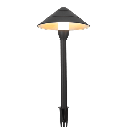 LED Low Voltage Outdoor Path Light Black Finish Path Light TriadCommerceInc