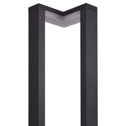 Modern LED Bollard Light 10W Outdoor Pathway Light Black Path Light TriadCommerceInc