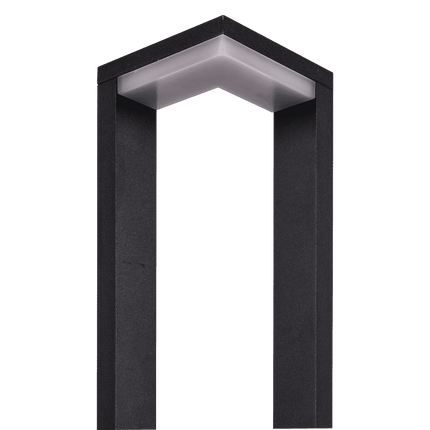 Modern LED Bollard Light 10W Outdoor Pathway Light Black Path Light TriadCommerceInc