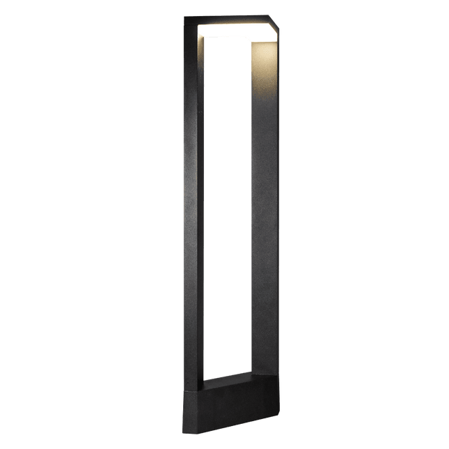Modern LED Bollard Light 10W Outdoor Pathway Light Black Path Light TriadCommerceInc
