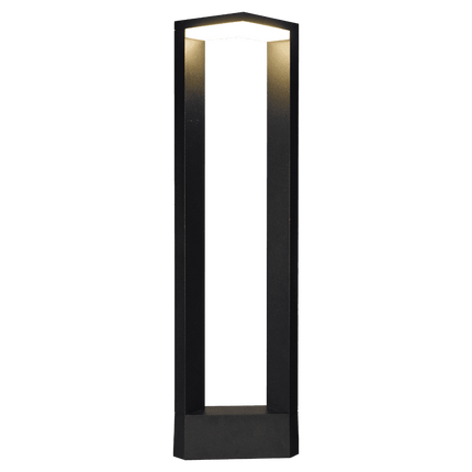 Modern LED Bollard Light 10W Outdoor Pathway Light Black Path Light TriadCommerceInc