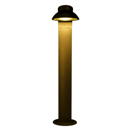 LED Outdoor Bollard Path Light Black Aluminum Path Light TriadCommerceInc