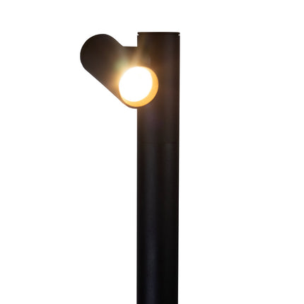 LED Adjustable Black Bollard Outdoor Path Light Path Light TriadCommerceInc