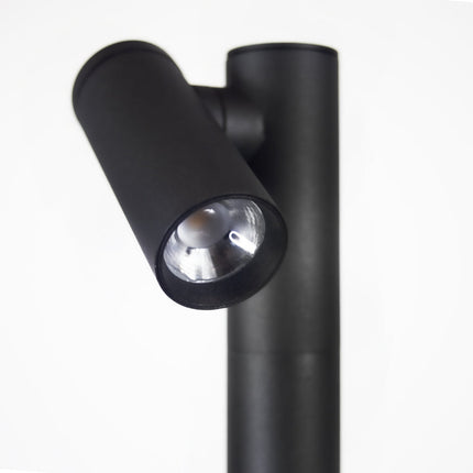 LED Adjustable Black Bollard Outdoor Path Light Path Light TriadCommerceInc