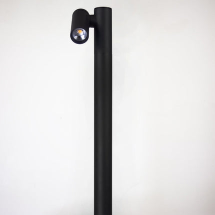 LED Adjustable Black Bollard Outdoor Path Light Path Light TriadCommerceInc