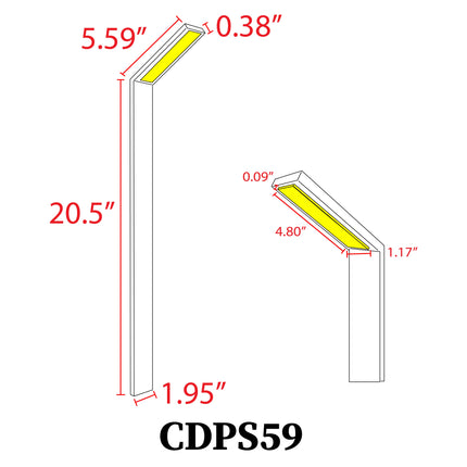 Stainless Steel LED Linear Path Light 12V Outdoor Path Light TriadCommerceInc