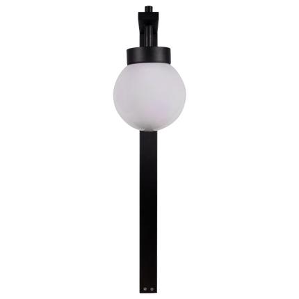 LED Globe Path Light Black Outdoor Bollard Path Light TriadCommerceInc