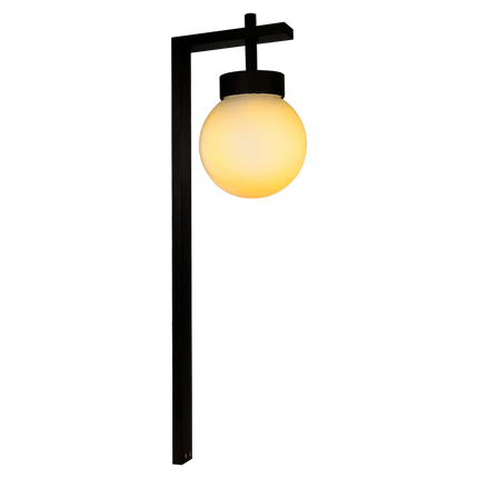 LED Globe Path Light Black Outdoor Bollard Path Light TriadCommerceInc
