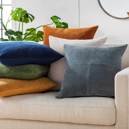 Orit Olive Green Corduroy Accent Pillow Throw Pillows TriadCommerceInc