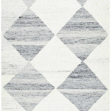 Vivir x Livabliss Antho Light Gray Diamond Rug Rugs TriadCommerceInc