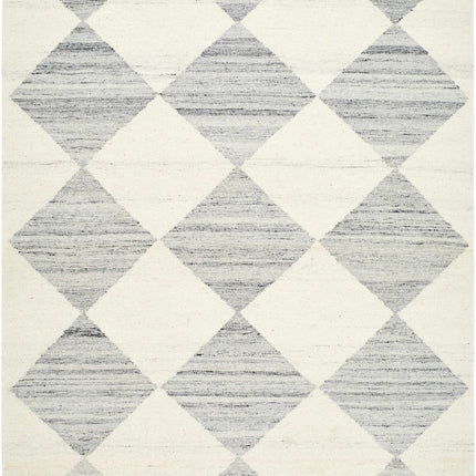Vivir x Livabliss Antho Light Gray Diamond Rug Rugs TriadCommerceInc