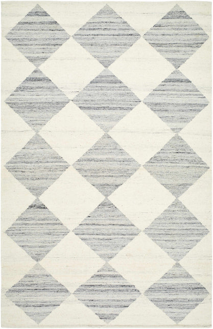 Vivir x Livabliss Antho Light Gray Diamond Rug Rugs TriadCommerceInc
