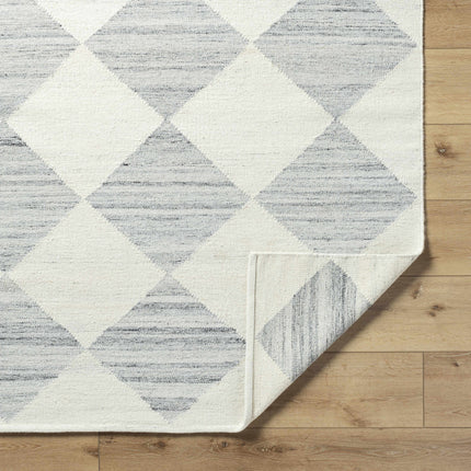 Vivir x Livabliss Antho Light Gray Diamond Rug Rugs TriadCommerceInc